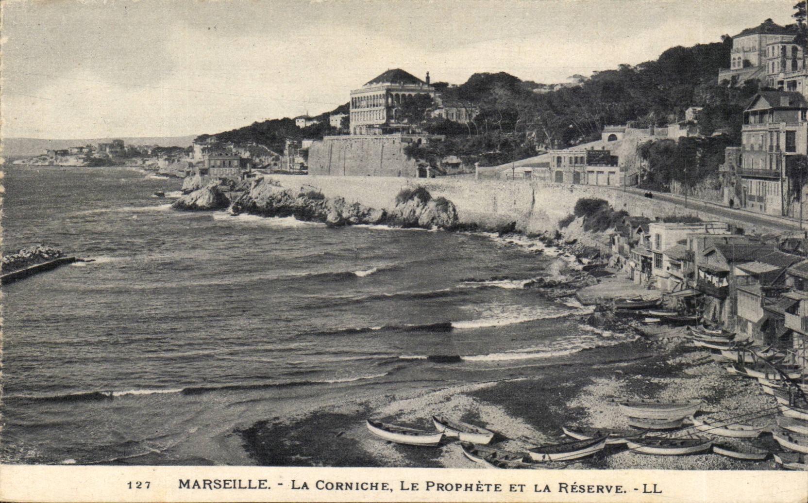 Marseille - La Corniche - Le Prophete et La Reserve - CPA 