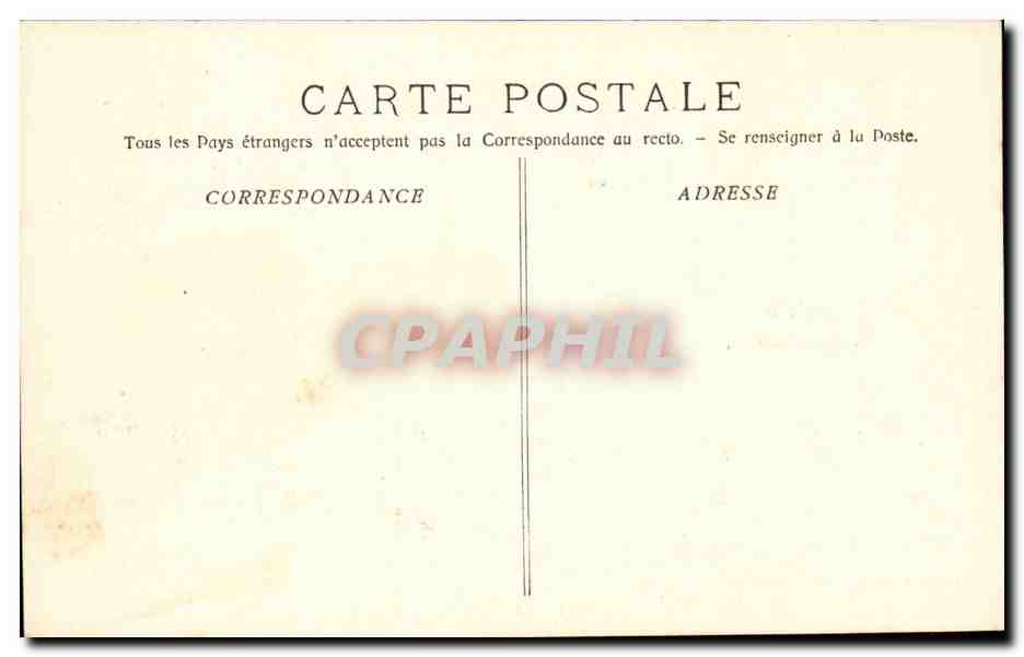 Marseille - Le Palais de la Bourse - CPA  — Verso