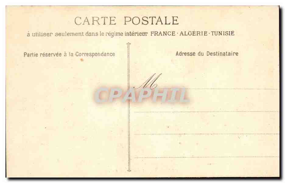 Marseille - La Cannebière — vue de la rue Thubaneau avec tramway — éditeur Philippe E. Lacourt, n°8 — Reverso