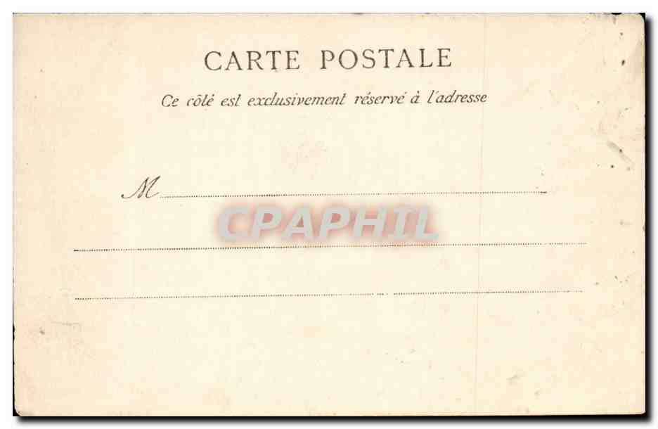 Marseille - L e Vieux Port - Quai de la Fraternite - bateau - CPA  — Verso