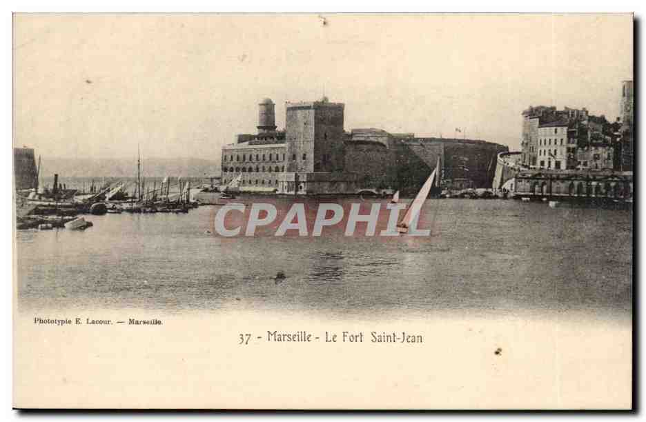 Marseille - Le Fort saint jean - CPA 