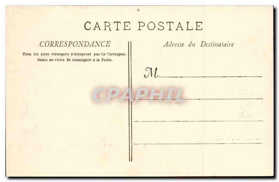 Marseille - Le Fort saint jean - CPA  — Verso