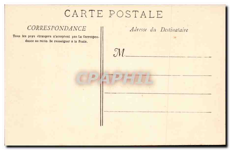 Marseille - Le Palais de Justice - CPA  — Verso