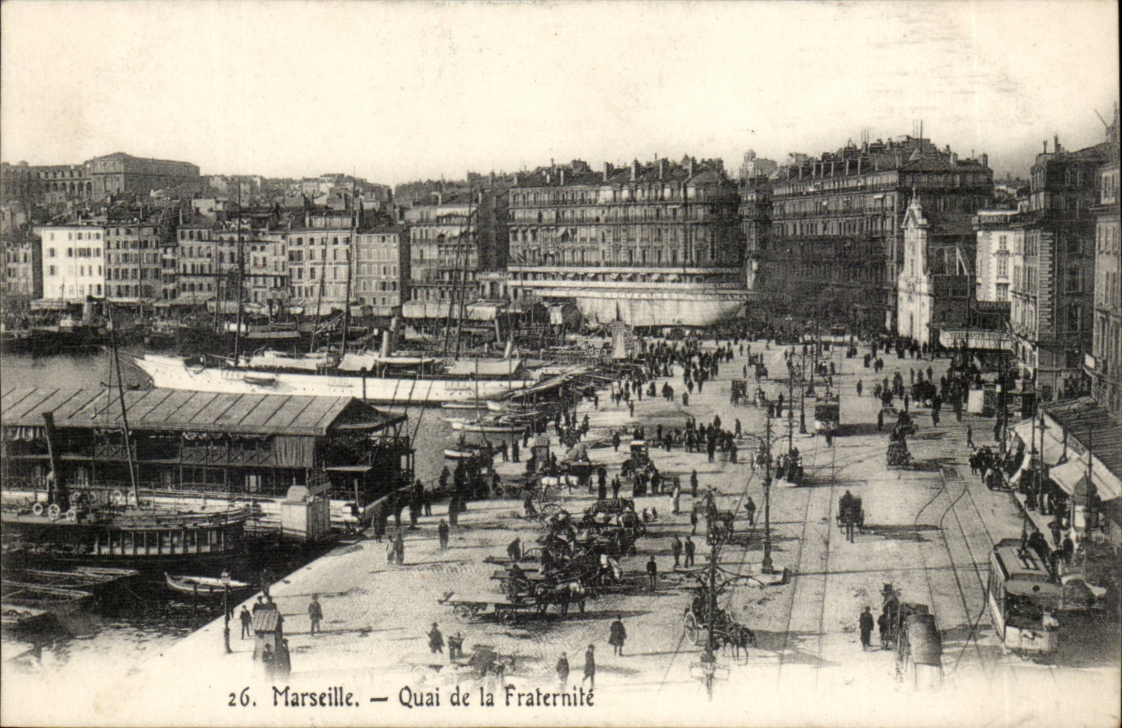 Marseille - Quai de la Fraternite- CPA 