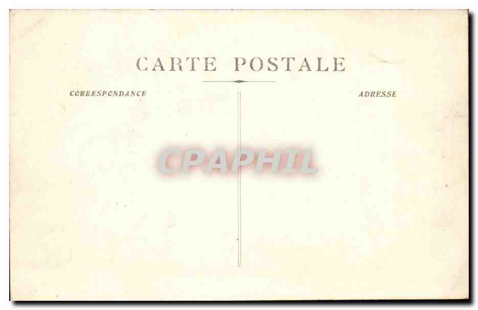 Marseille - Le Cours Belsunce - CPA  — Verso