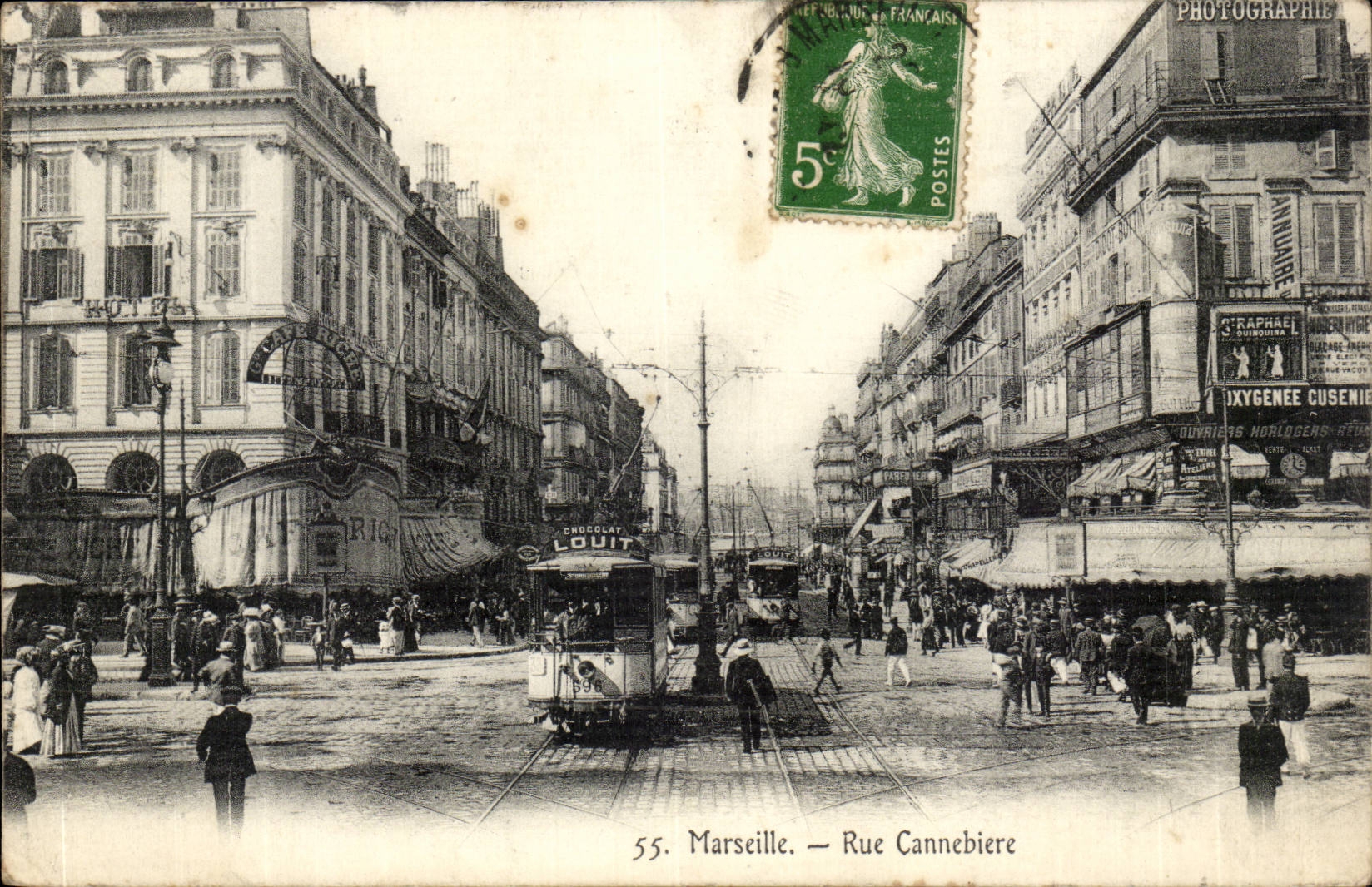Marseille — Rue Cannebière — Photographie