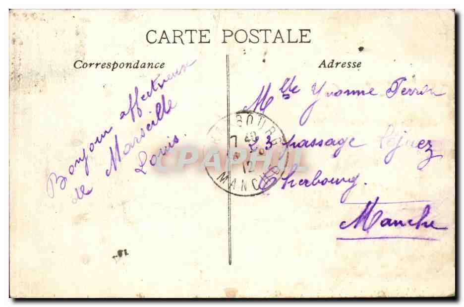 Marseille — Rue Cannebière — Photographie — Reverso