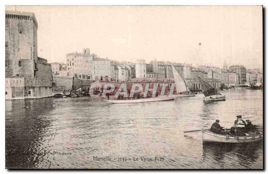 Marseille — Le Vieux Port — Éditeur Thudouen, n°1131