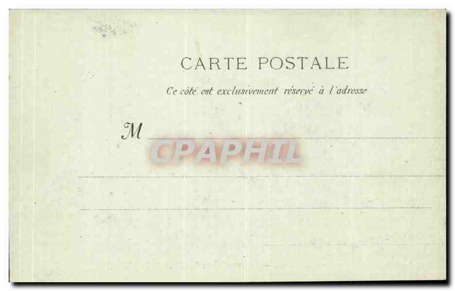 Marseille - Le Fort Saint-Jean - bateau - CPA  — Verso