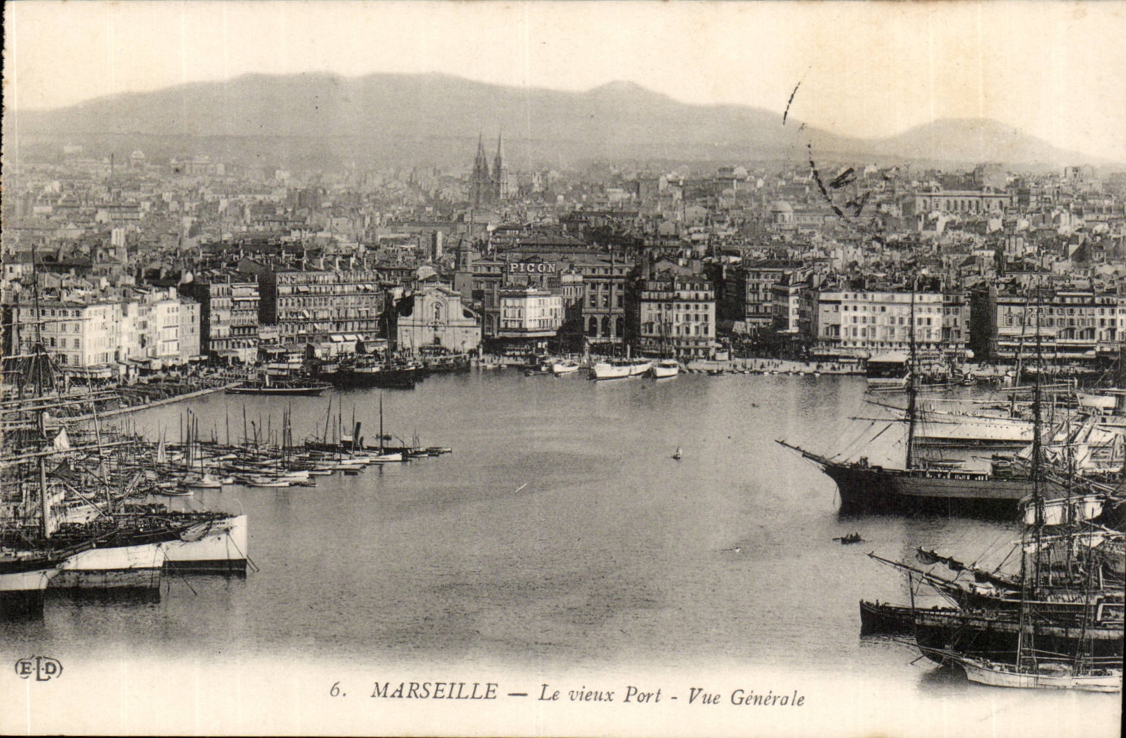 Marsella — El viejo puerto — Vista general — PICON