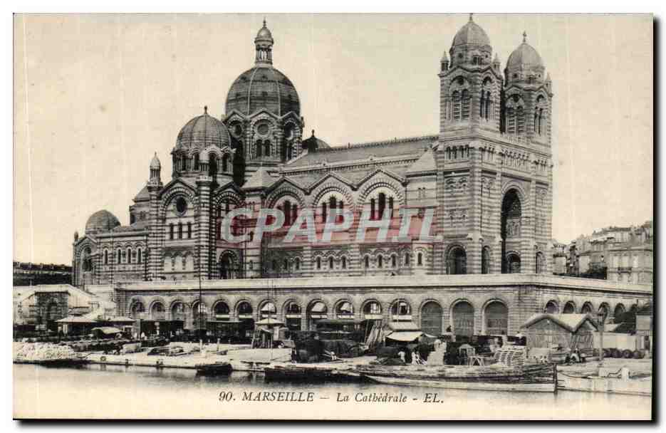 Marseille - La Cathedrale - CPA 