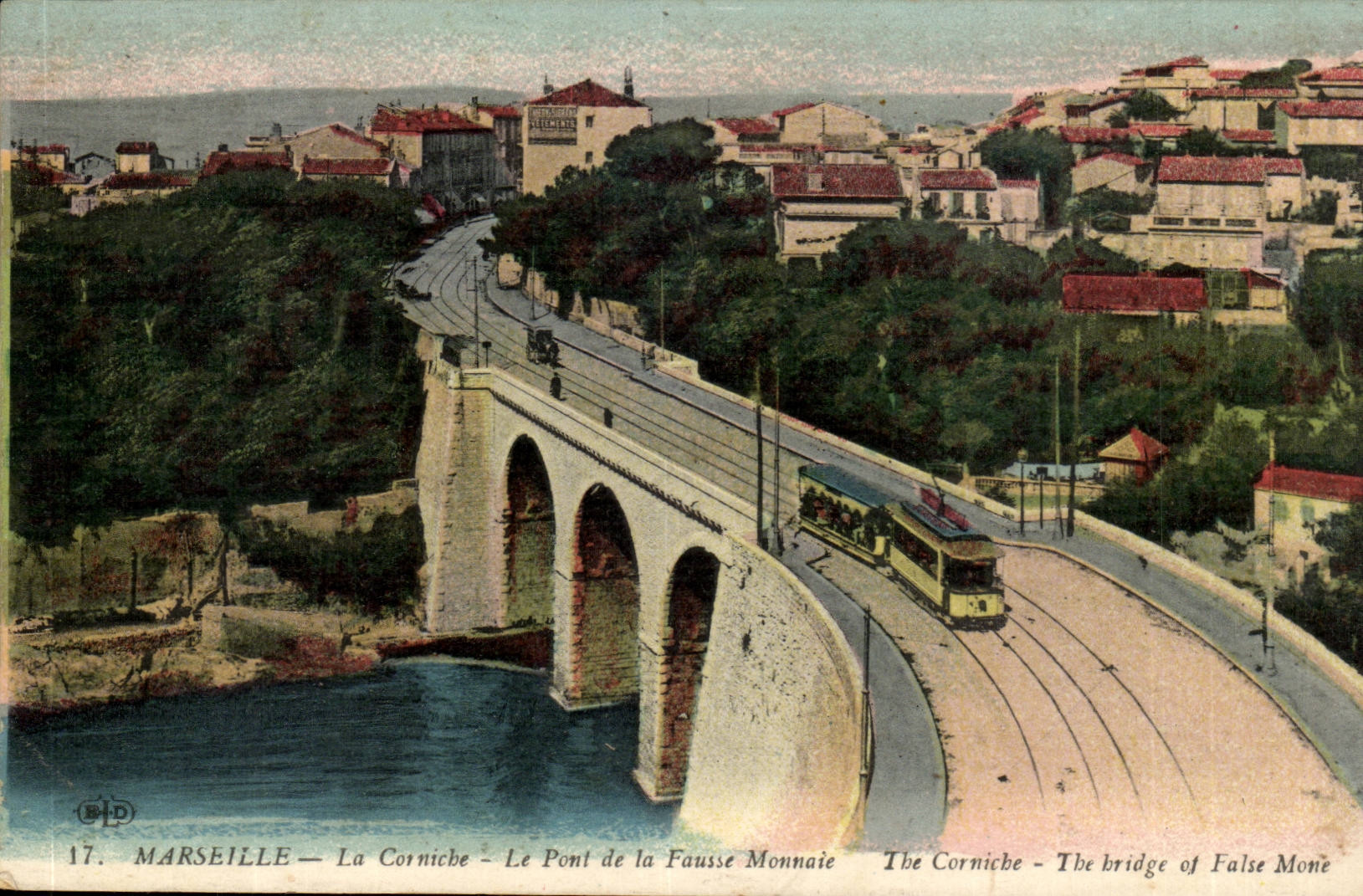 Marseille - La Corniche - Le Pont de la Fausse Monnaie - CPA 