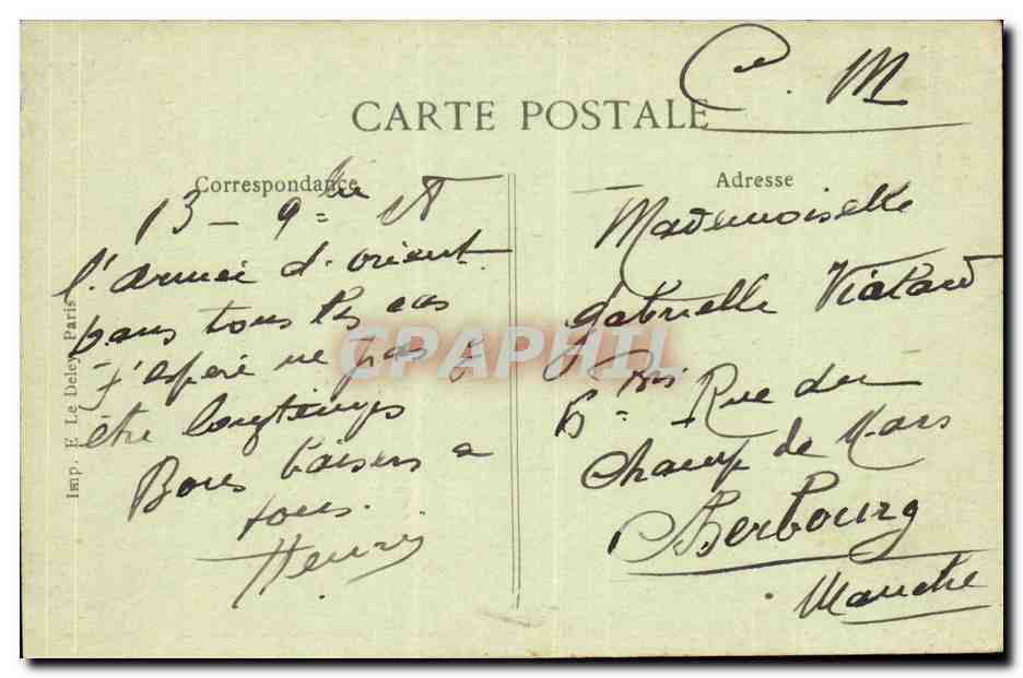 Marseille - La Corniche - Le Pont de la Fausse Monnaie - CPA  — Verso