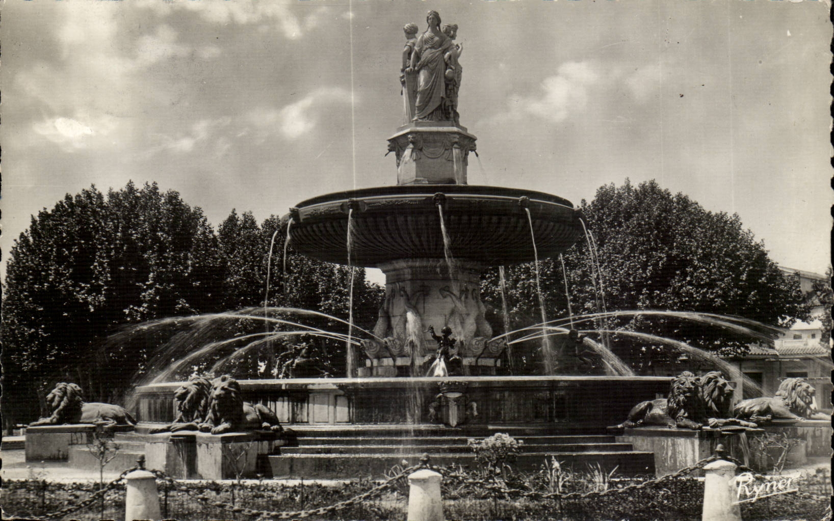 Fontaine de la Grande Fontaine — Aix-en-Provence — Edition Ryner