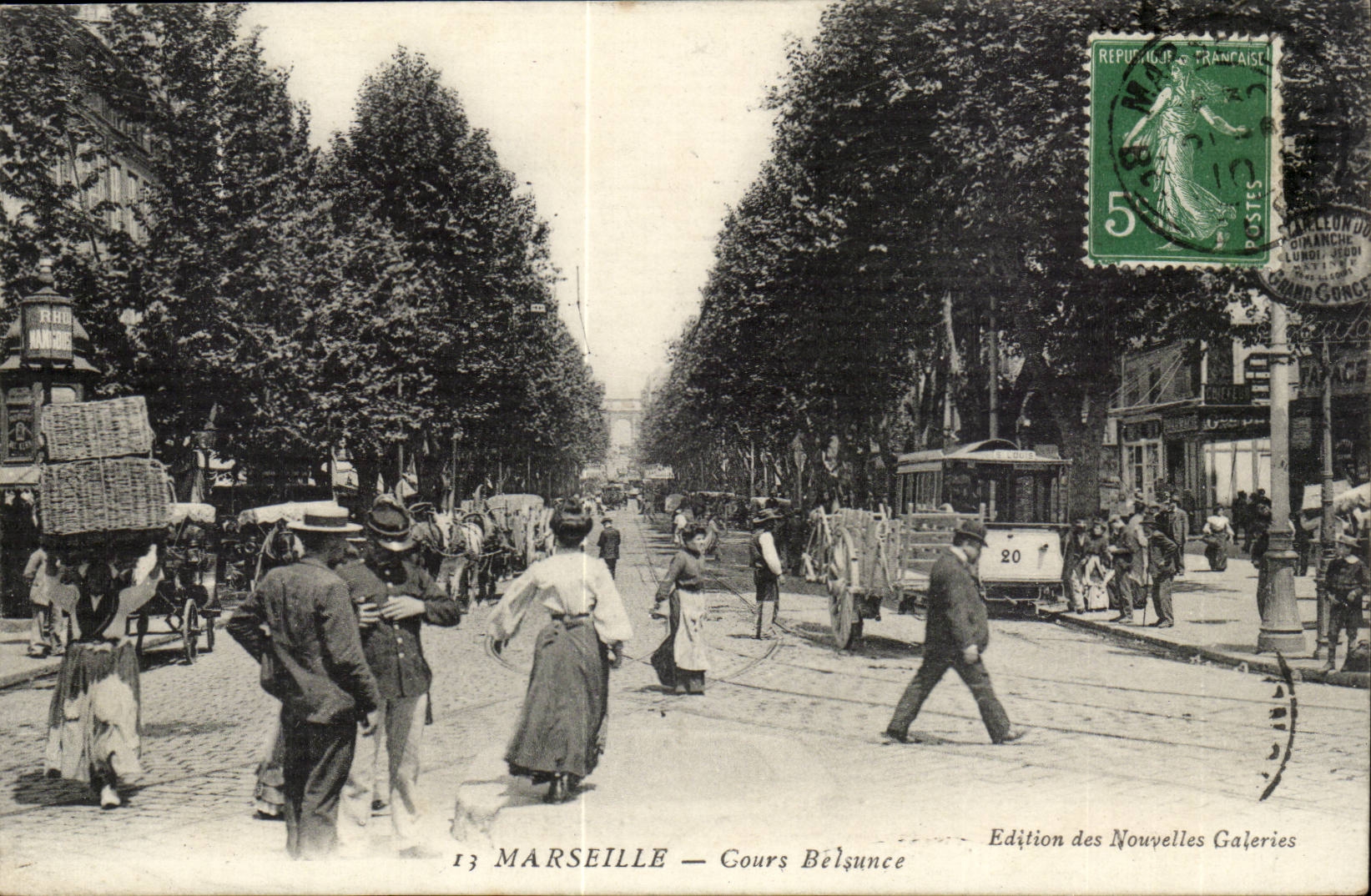 Marseille — Cours Bellecour — Edition des Nouvelles Galeries