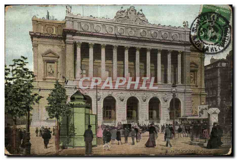 Marseille - La Bourse - CPA 