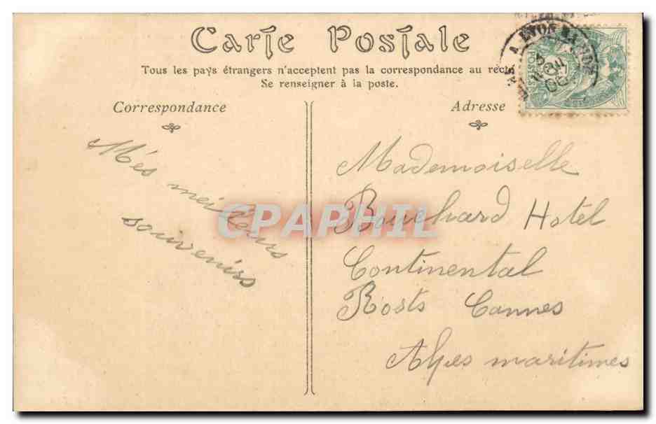 Marseille - La Cathedrale - CPA  — Verso
