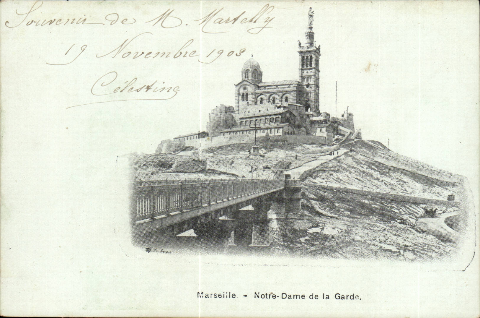 Marseille - Basilique de Notre Dame de la Garde - CPA 