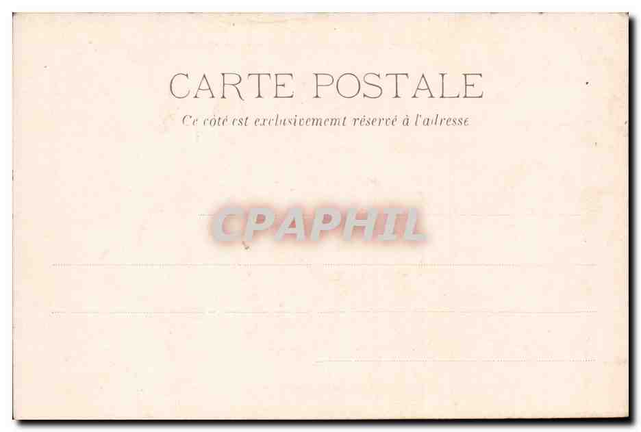 Marseille - Basilique de Notre Dame de la Garde - CPA  — Rückseite
