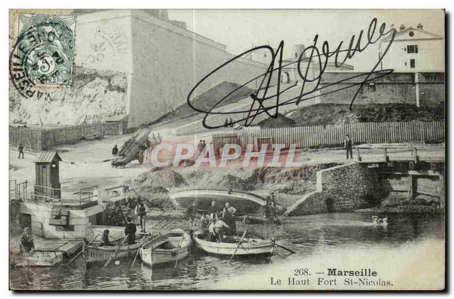 Marseille - Le Haut Fort St Nicolas - CPA 