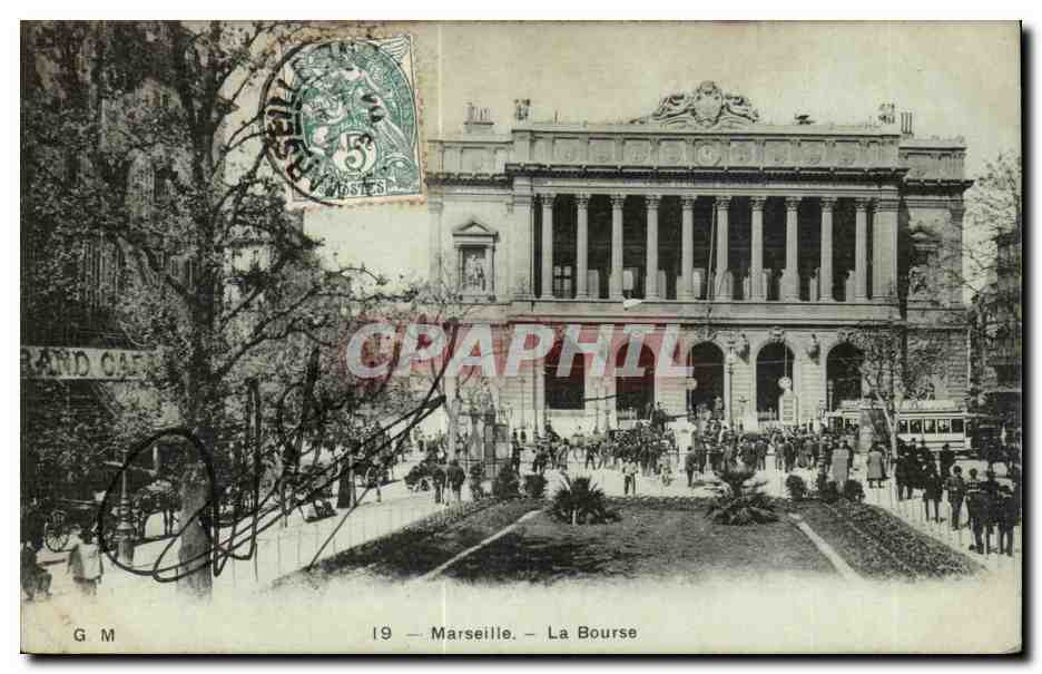 Marseille - La Bourse - CPA 
