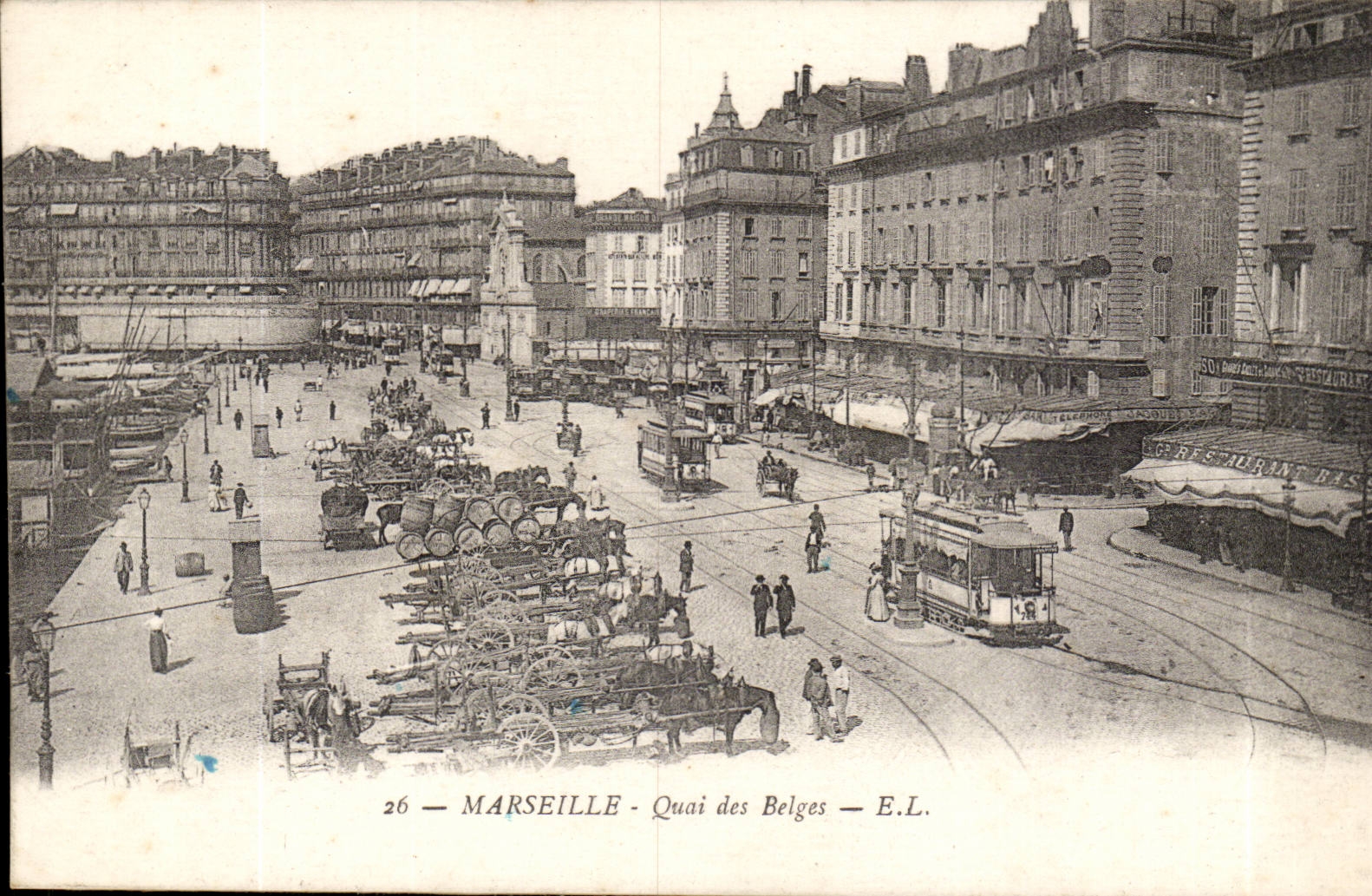 Marseille — Quai des Belges — E.L.