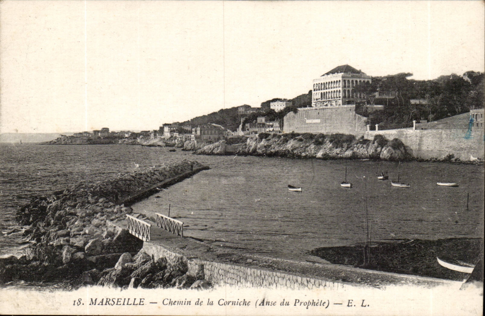 Marseille - Chemin de la Corniche - CPA 