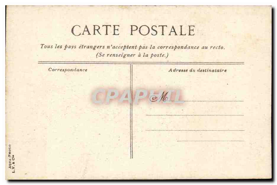 Marseille - La Corniche - Pont de la Fausse Monnaie - CPA  — Verso