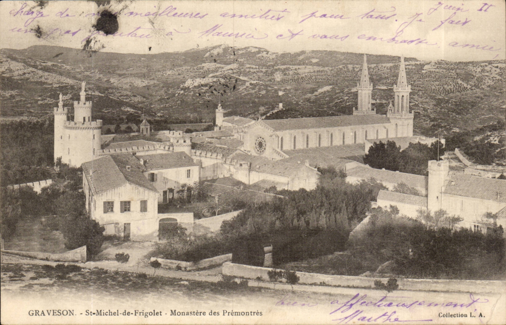 Graveson - St Michel de Frigolet - Monastaire des Premontres - CPA 