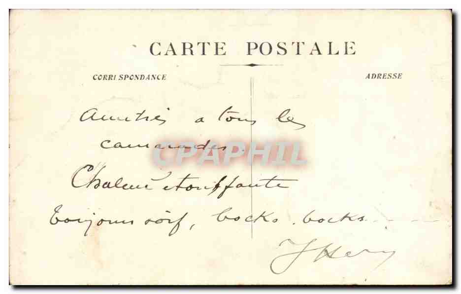 Marseile - La Corniche Pont de la Fausse Monnaie - CPA  — Verso