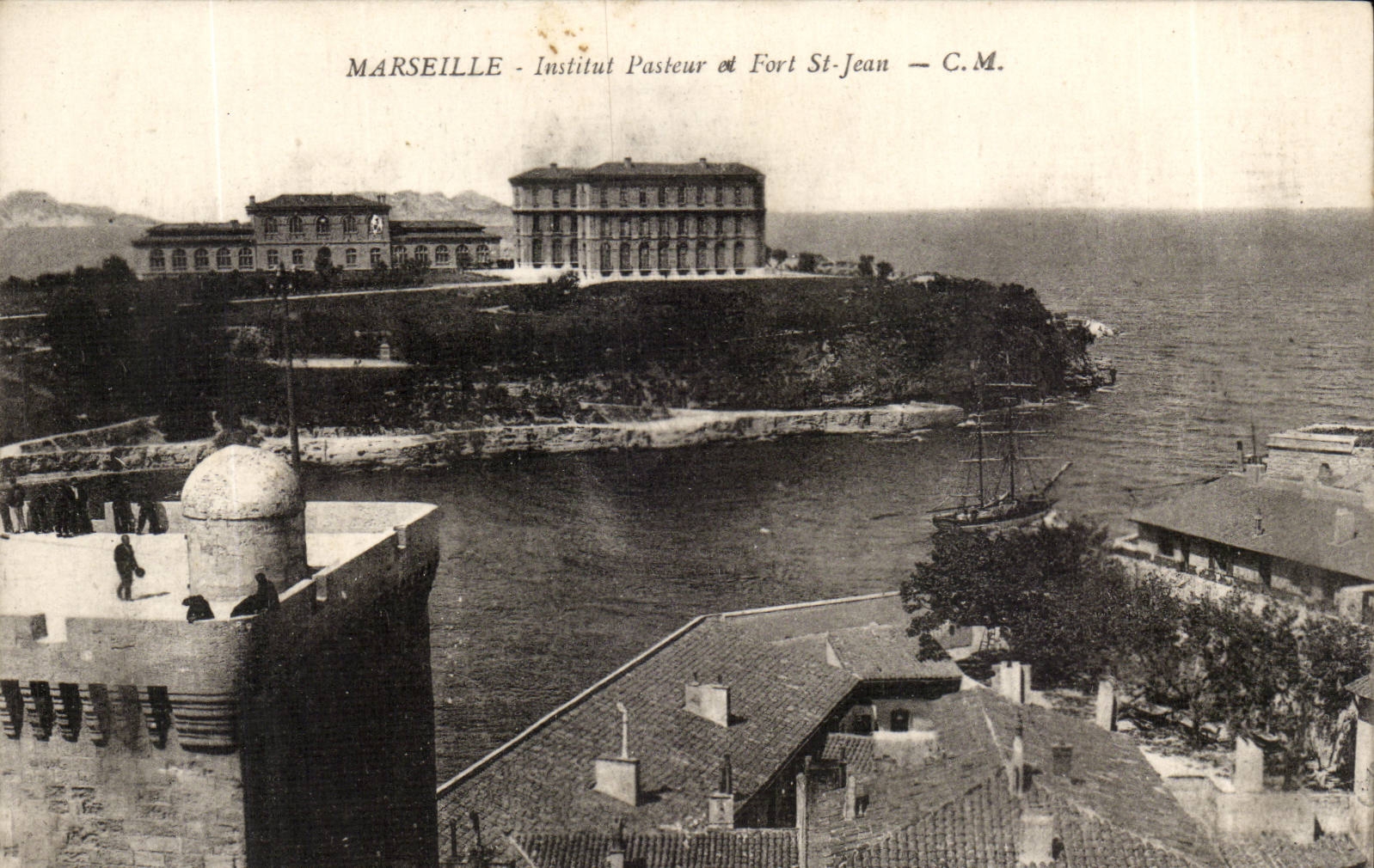 Marseile - Institut et Fort Saint Jean - CPA 