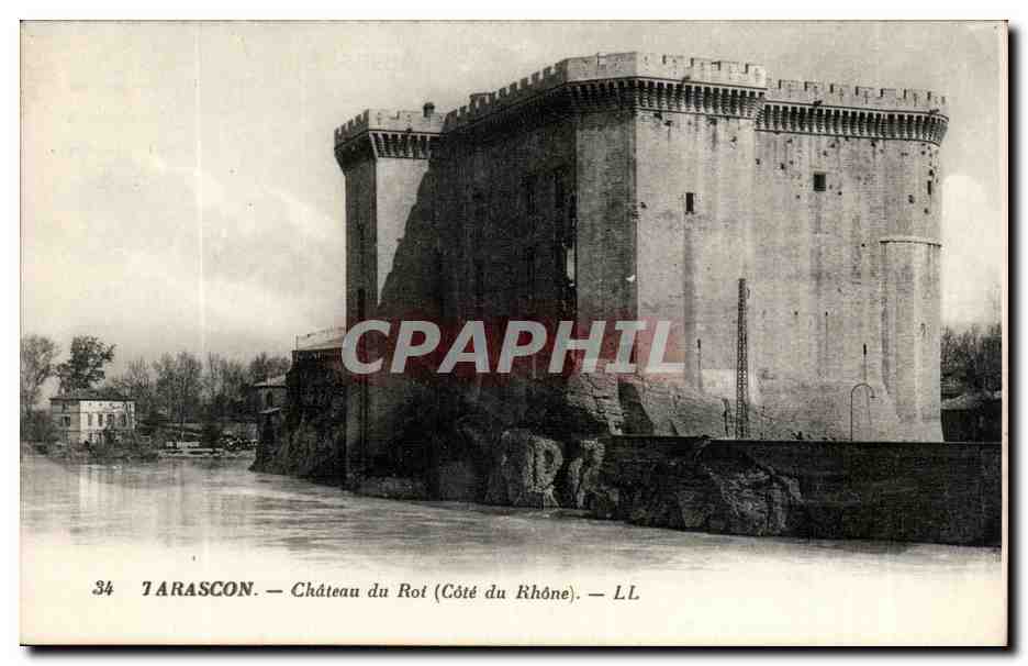 Tarascon - Chataeu du Roi Cote du Rhone - CPA 