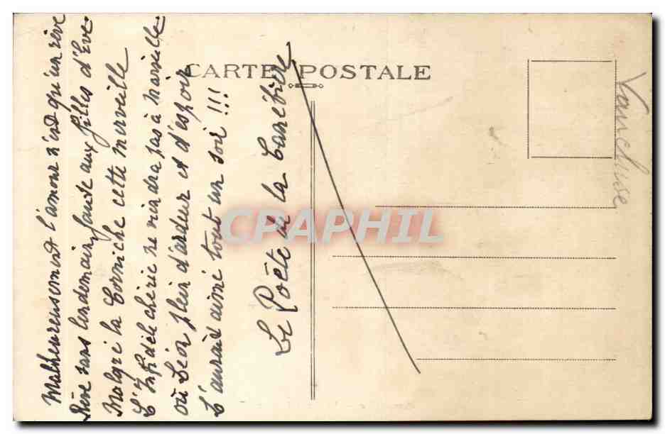 Marseille - la cannebiere - automobile - cadum - Cointreau - CPA  — Verso