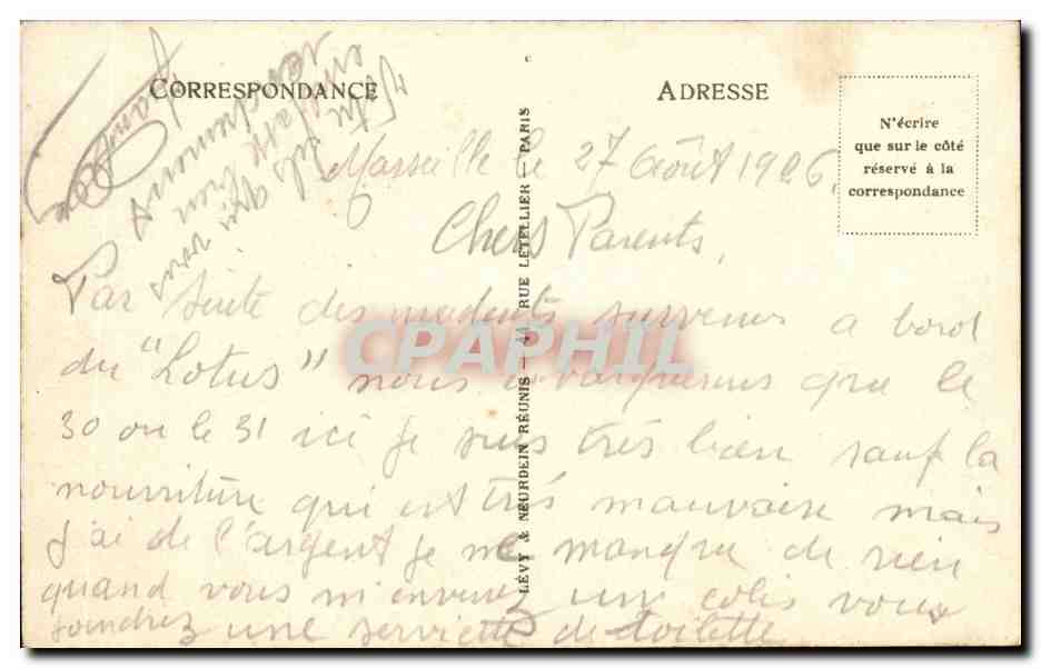 MARSEILLE — La Rue de la République — Cinématographe Lascaux — Ll.. — Reverso