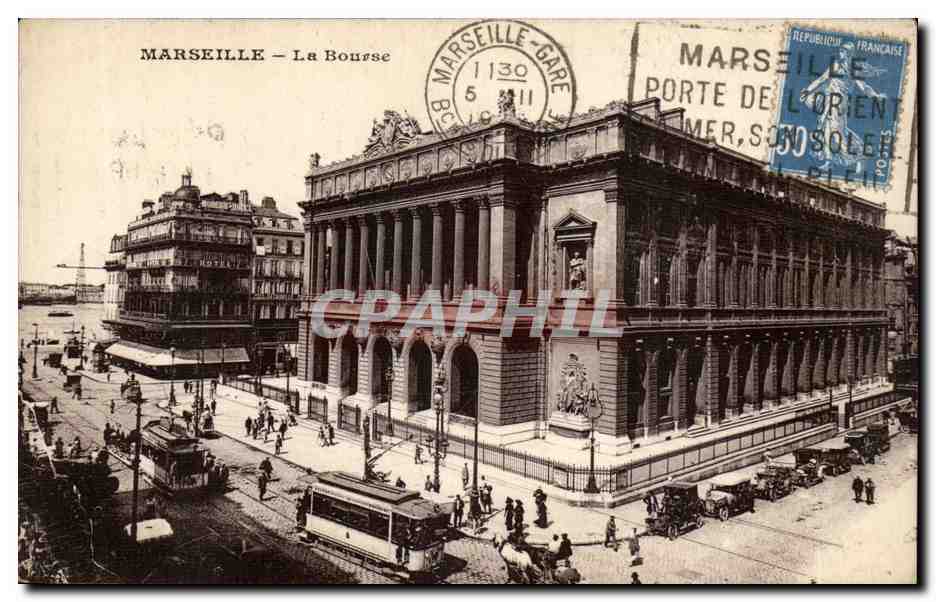 Marseille - La Bourse - CPA 
