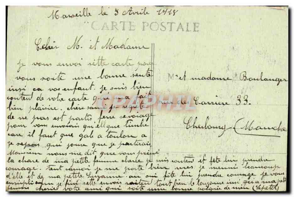 Char funèbre de la célèbre sardine marseillaise — dessin de Dufour — éditeur C. Dufour, n° 123 — Rückseite