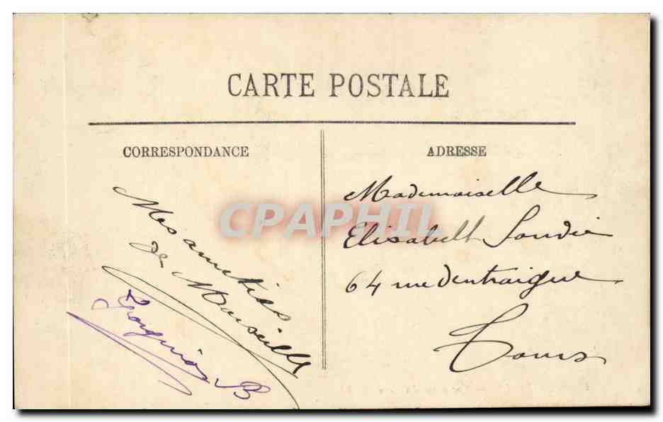 Marseille - Vue a vol d'oiseau- CPA  — Rückseite