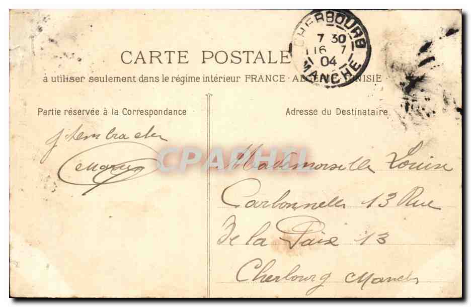 Marseille - Les Ascenseurs de Notre Dame de la Garde - CPA  — Verso