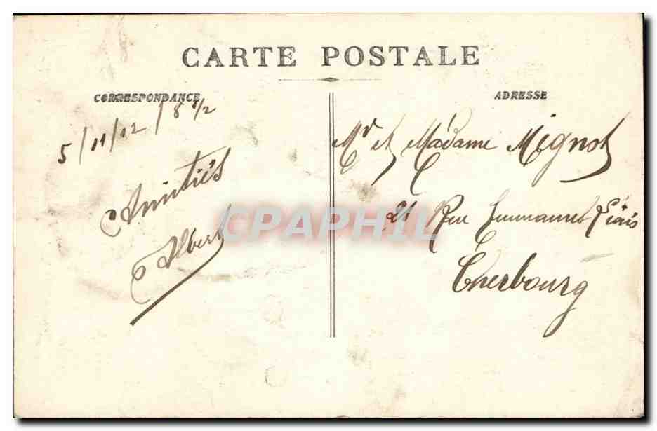 Marseille - Les Ascenseurs de Notre Dame de la Garde - CPA  — Verso