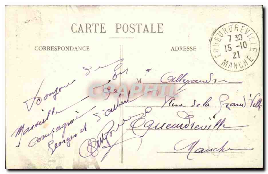 Marseille - Notre Dame de la Garde - La Basilique - CPA  — Verso