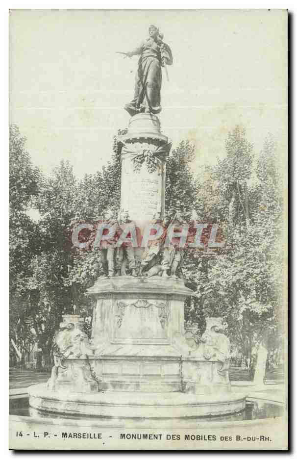 Marseille - Monument des Mobiles - CPA 