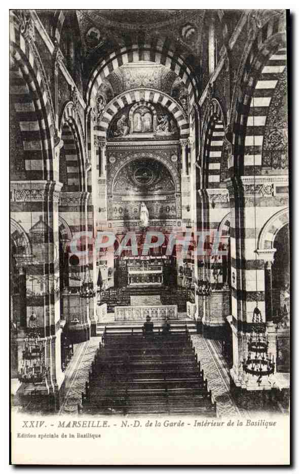 Marseille - Notre Dame de la Garde - Interieur de a Basilique- CPA 