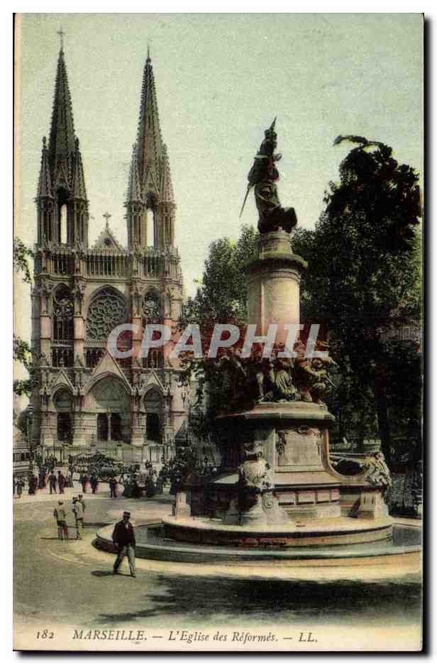 Marseille - L'Eglise des Reformes - CPA 