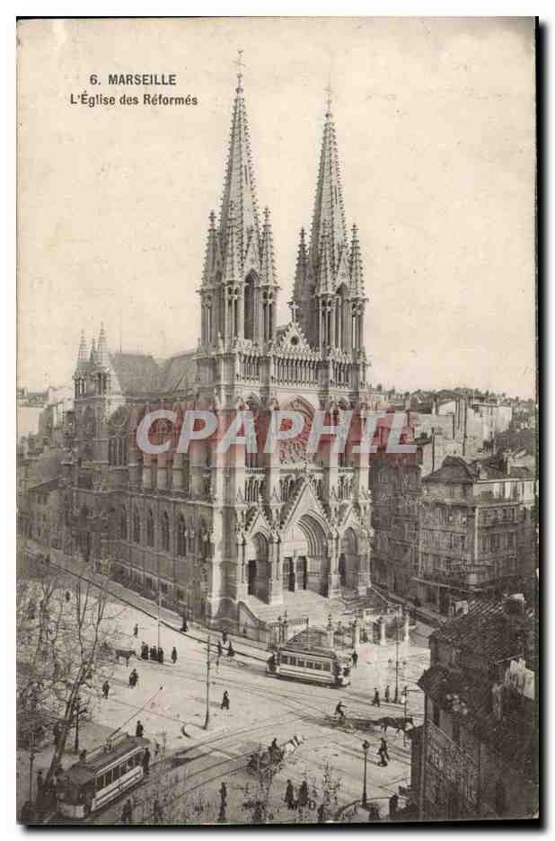 Marseille - L'Eglise des Reformes - CPA 