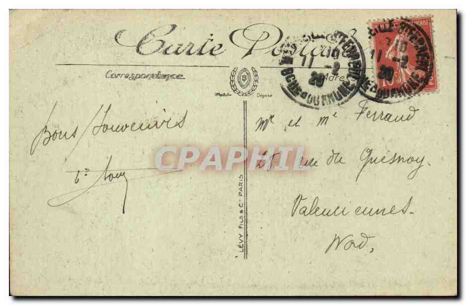 Marseille - Notre Dame de la Garde - CPA  — Verso