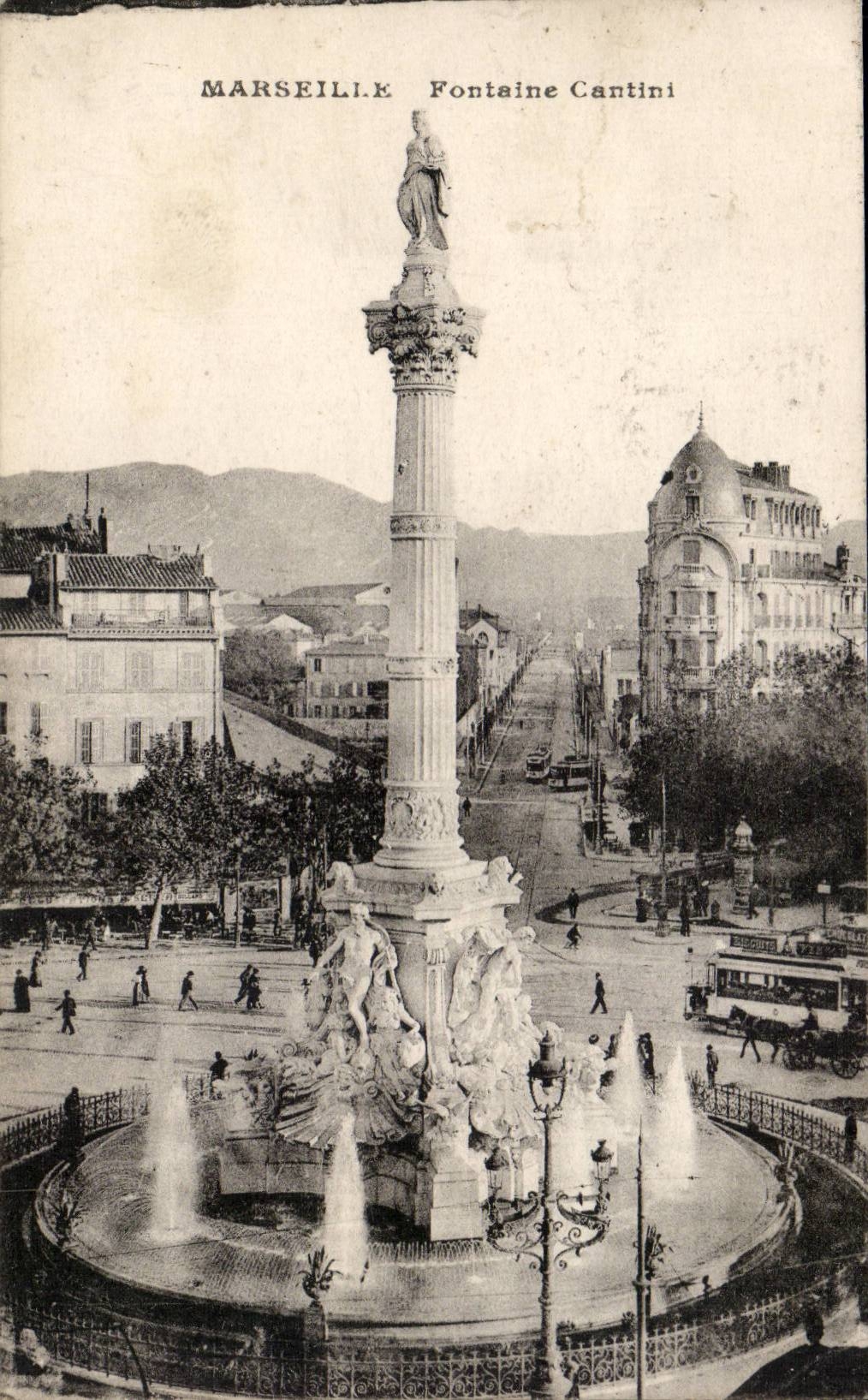Marseille - Fontaine cantini - CPA 