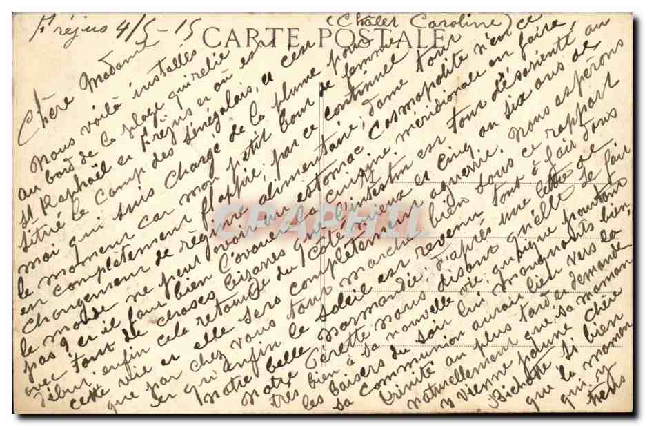 Aix en Provence - Cloitre de la Cathedrale - CPA  — Verso