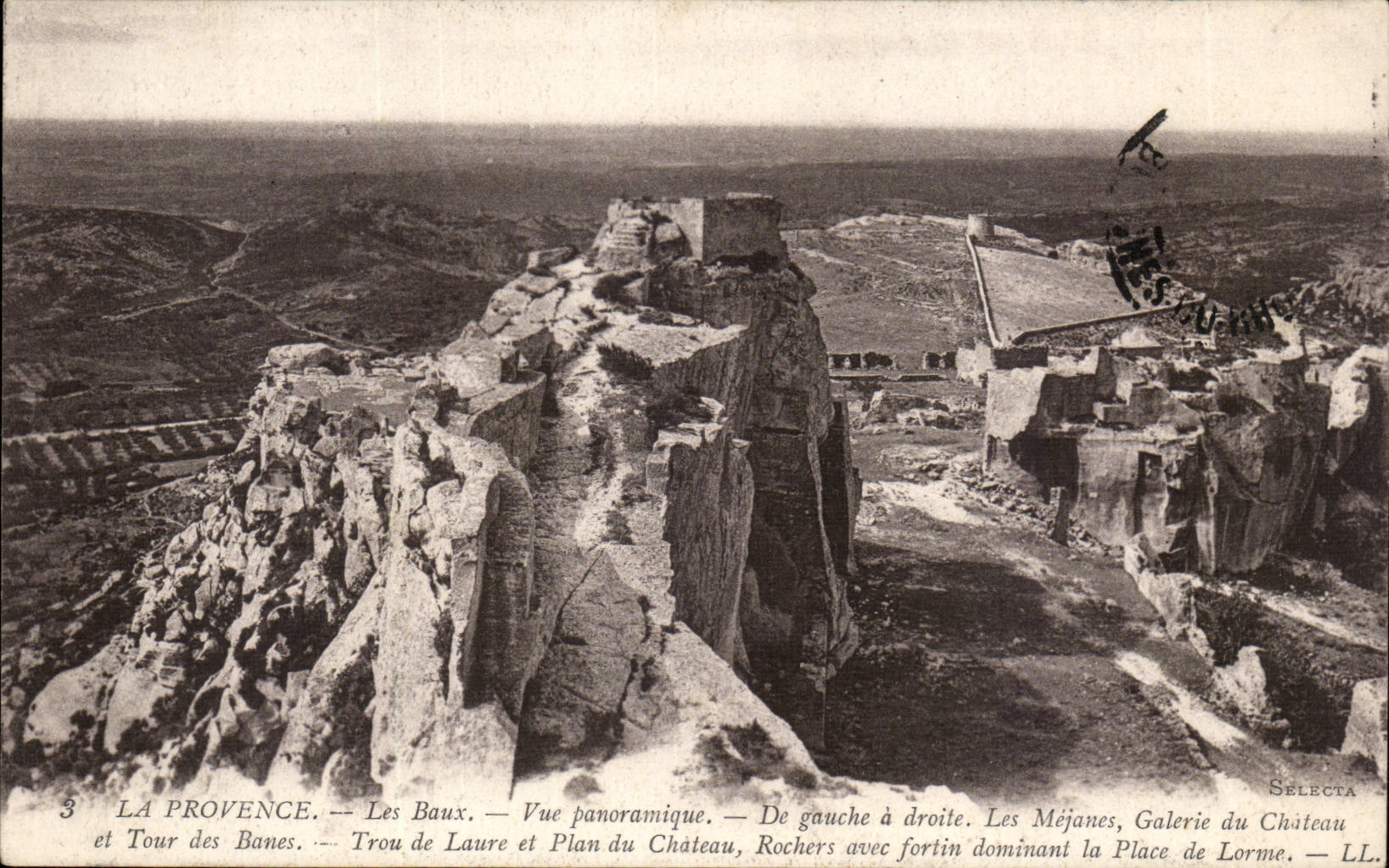 Les Baux — Vista panorámica — Selecta