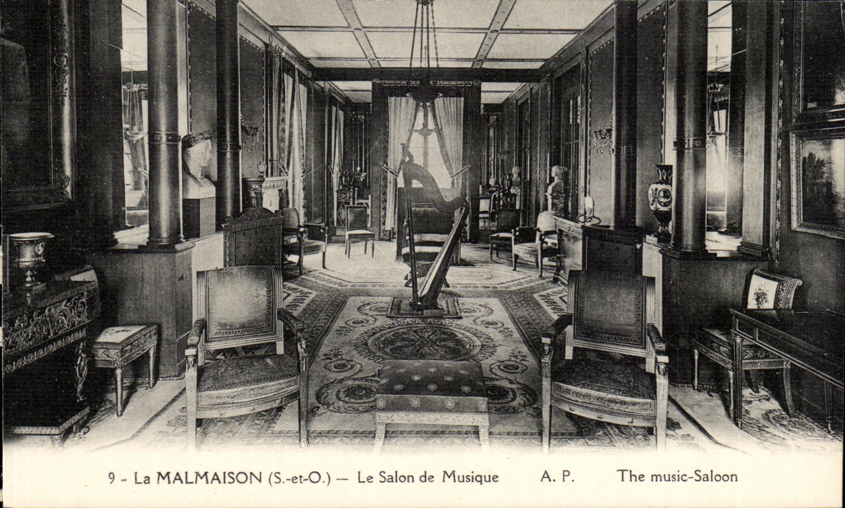 Malmaison - Napoleon - Le Salon de Musique - - CPA 
