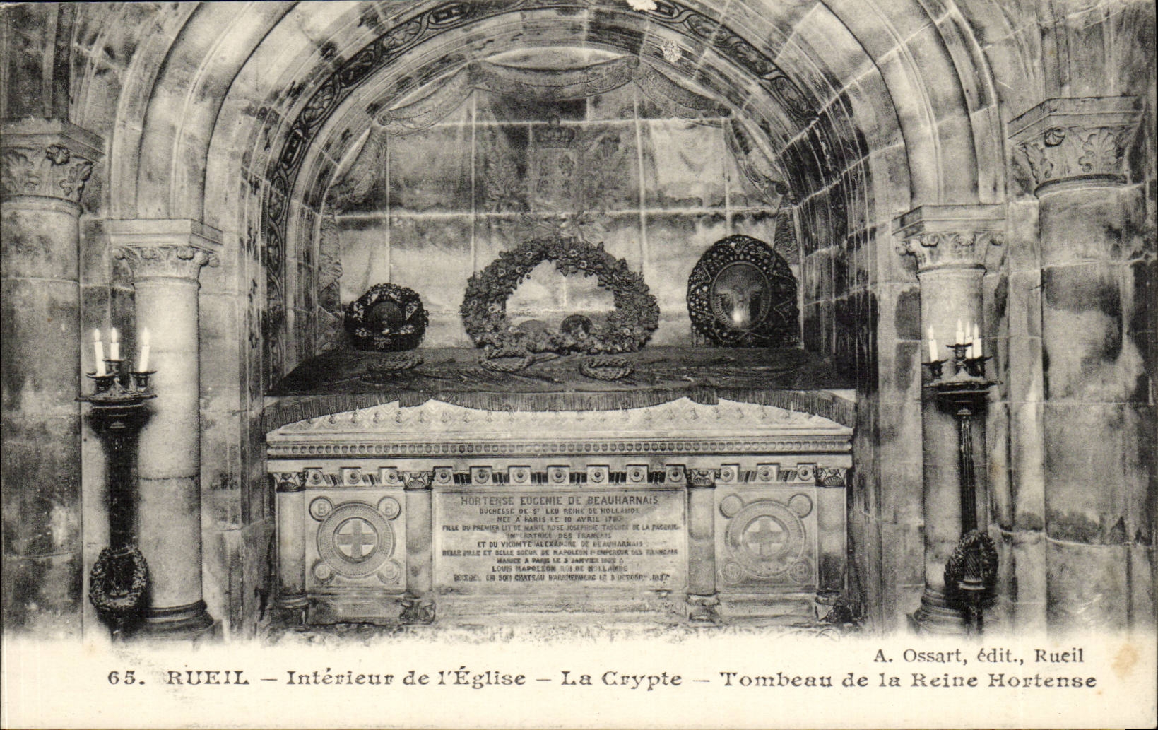 Rueil - la Crypte - Tombeau de la Reine Hortense - CPA 